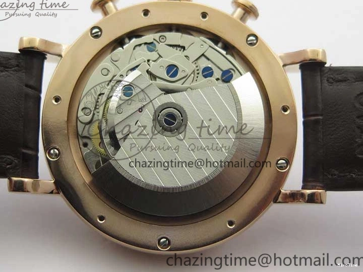 MIROTIME 0711 Efficient Portofino Chrono RG ZF 1:1 Best Edition White Dial on Brown Leather Strap A 7151